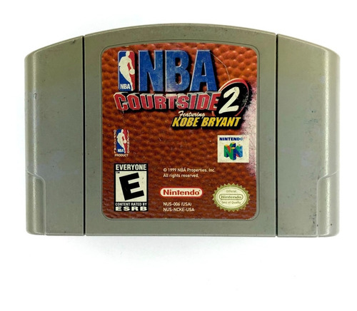 Nba Courtside 2 Ft. Kobe Bryant - Juego Original Nintendo 64