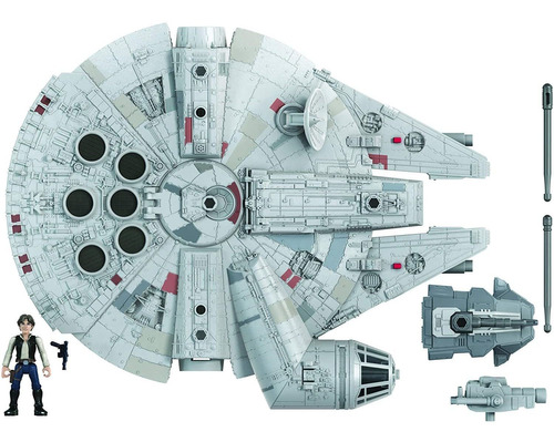 Star Wars Mission Fleet Han Solo Millennium Falcon Figura Y 
