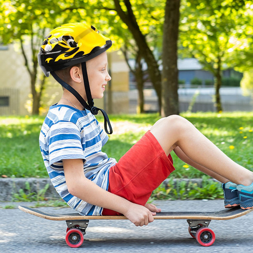 Juego De 7 Cascos Para Niños Y Niñas Q, Rodilleras Y Coderas