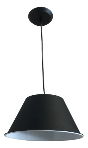 Colgante Campana Moderno Negro Ø30cm E27 271