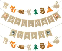Comprar Decoraciones De Baby Shower De Bosque Baby Shower Banners, 1