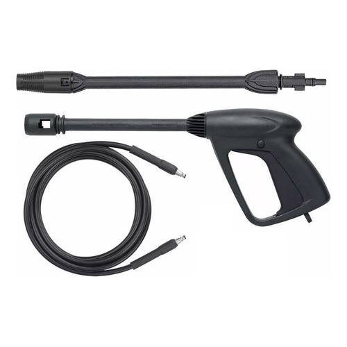 Hidrolavadora eléctrica Lüsqtoff HL-120 naranja y negra de 1200W con 105bar de presión máxima 220V - 50Hz