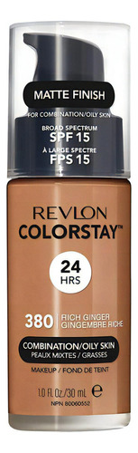 Colorstay Revlon Base De Maquillaje, 380 Tono Ginger