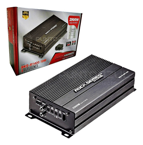 Amplificador Rock Series Rks-r1400.1dm 2900w Max Clase D 1ch Color Negro