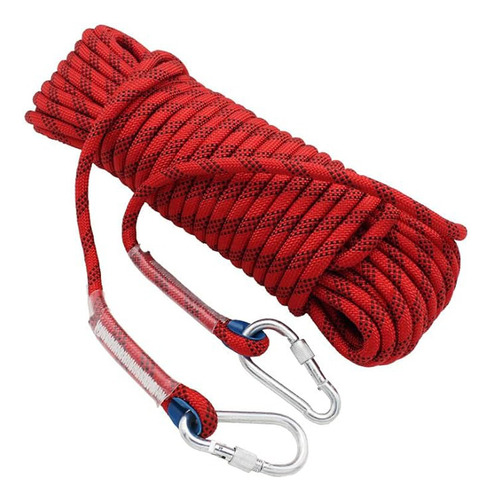 Cuerda De Alpinismo, Escalada De 12mm 20m Roja