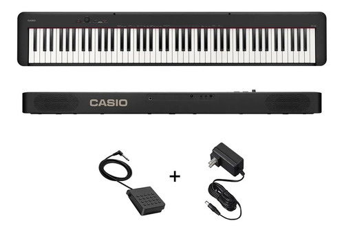 Imagen 4 de 10 de Piano Digital Casio Cdp-s160bk Portatil 88 Teclas Sensitivas