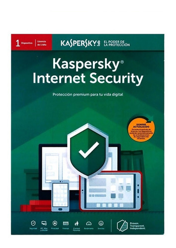 Imagen 1 de 1 de Antivirus Kaspersky Internet Security (1 Instalacion)