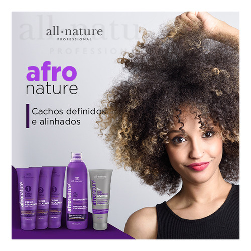 All Nature Kit Relaxante Com Loção Onduladora Afronature