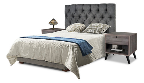 Mueble Set Piezas Recámara Leah 3pzas Queen Size Familiar