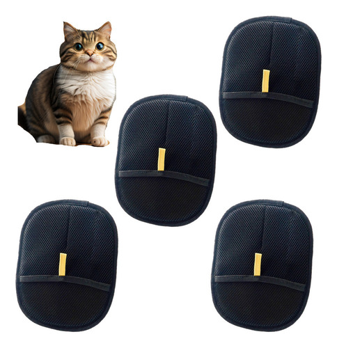 Ba - 4pcs New Guantes For Quitar El Pelo Mascotas, Removedor