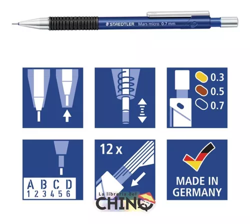 Portaminas Lapiz Mecánico Staedtler Mars Micro 775 0.7mm