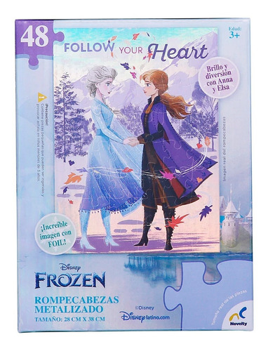 Rompecabezas 3d Brillo Metalico Frozen Novelty® Mod.jca-3094