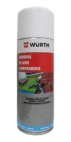 Aire Comprimido Wurth 400ml Remueve Polvo Suciedad - Ft