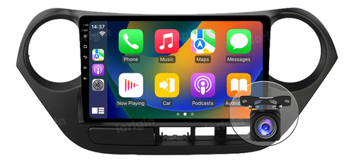 Estéreo Hyundai I10 Carplay Android Wifi Gps 2015-2018 .