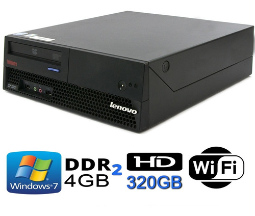 Computador Lenovo Thinkcentre Dual Core 4gb Ddr2 Hd320gb Dvd