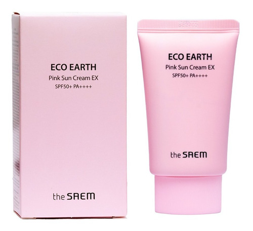 Bloqueador Solar Eco Earth Power Pink Sun Cream - The Saem