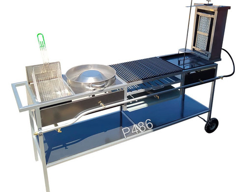 Carrito D Comida Para Taco Al Pasto Y Carn Asada 5 En 1 P486