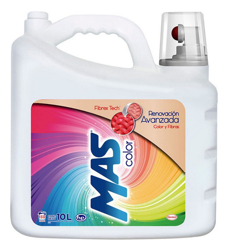 Detergente Líquido Más Color 10 Litros