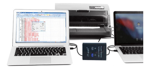 Dispositivo De Impresora Usb 2 En 1 Salida Divisor De