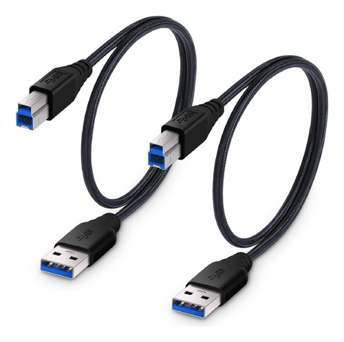 Besgoods Cable Usb 3.0 A-macho A B-macho [1.5 Pies/19.7in] C