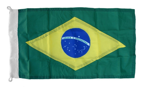 Bandeira Do Brasil P/ Barcos Uso Em Mastro/antenas - 22x33