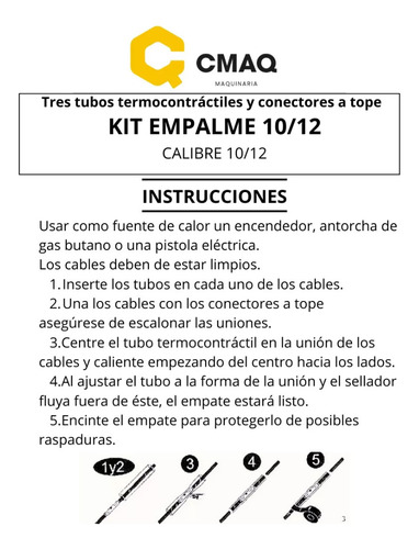 Cable Bomba Sumergible Argos 3x12 3 Polos Cal. 12 X 10mts