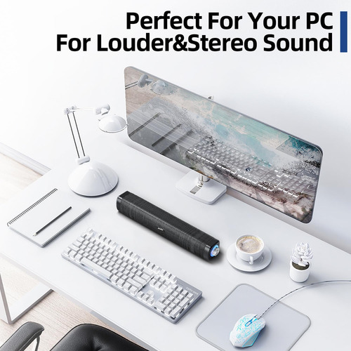 Altavoces De Computadora Uakinat Usb, Altavoces De Con Aux Y