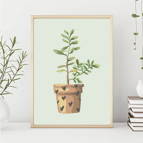 Imagen 7 de 7 de Cuadros Modernos - 20x30 Cm - Hojas, Cactus, Suculentas Más!