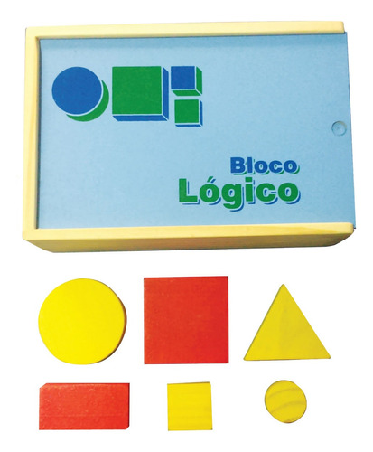 Brinquedos Educativos - Bloco Lógico 48 Peças