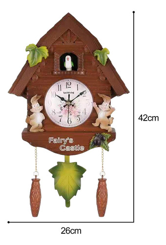 Reloj De Pared De De Estilo Vintage, Péndulo Colgante C