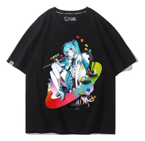 Camiseta De Manga Curta Com Estampa De Algodão Singer Hatsun