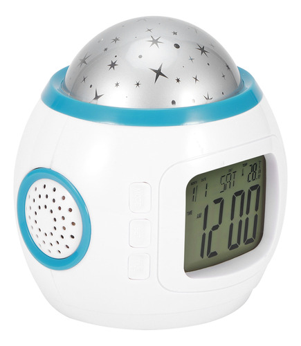 Reloj Despertador Con Música Led Star Sky Projector, Multifu