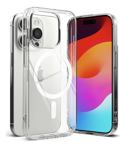 Funda Iphone 15 Pro Ringke Fusion Magsafe Antigolpe Clear Fusion Magnetic