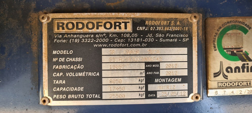 Imagem 13 de 16 de Carreta Carga Seca Grade Baixa Rodofort 15 Mts C/ Pneus