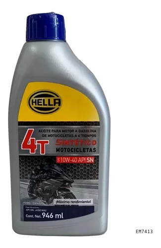 Aceite Raloy 100% Sintetico Sae 10w40 Jaso Ma2 Moto 4t Litro