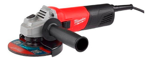 Amoladora Milwaukee 750w De 115mm Con 3 Años Color Rojo