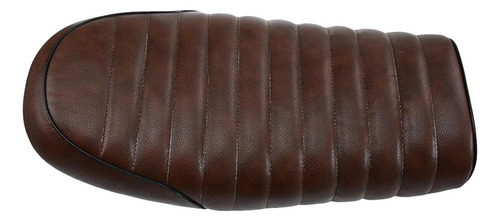 , Marrón Moto Café Racer Asiento Retro Asiento Plano .