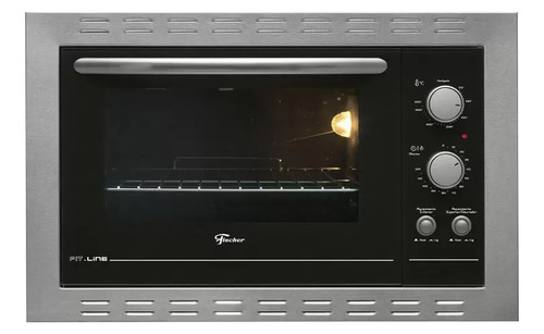 Forno Elétrico Fischer New Fit Line De Embutir 44l Inox