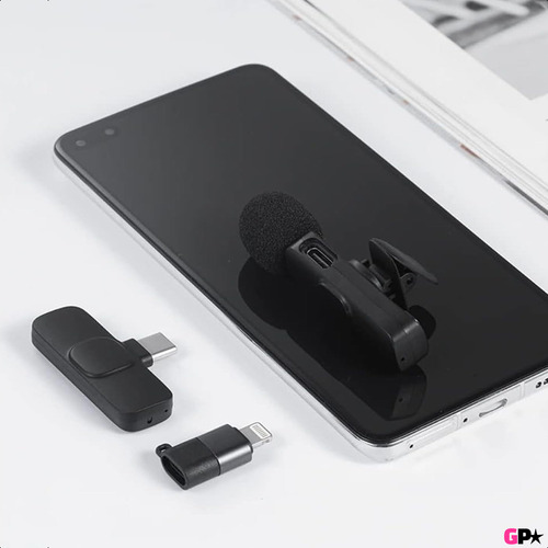Par Microfonos Inalambrico Corbatero Usb Bluetooth P/ iPhone