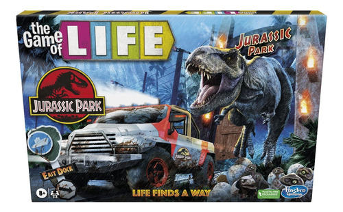 Juego De Mesa   The Game Of Life Jurassic Park Editi Fr80jm
