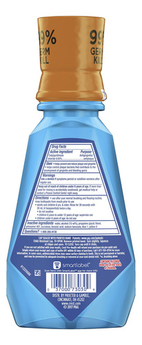 Enjuague Bucal Crest Pro Health Intense Cpc Clean Mint 500 M