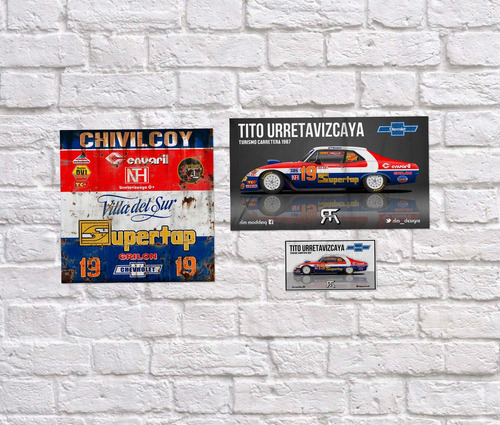 Combo Cartel + Poster + Calco Urretavizcaya Tc Ford Chevy