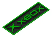 Comprar Xbox Logo 3d Placa Decoração Geek Microsoft Retro Gamer
