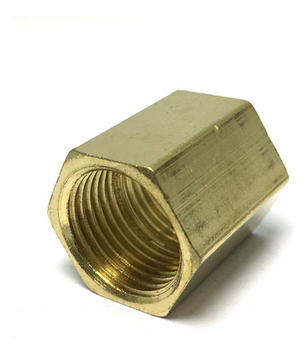 4 Conector Adaptador Hexagonal De Rosca Hembra Doble,