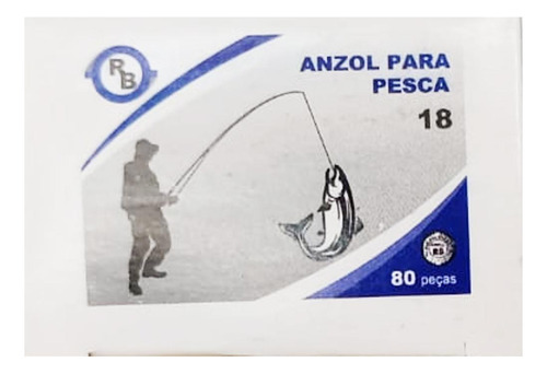 Anzol Para Pesca Tamanho 18 - 320 Peças