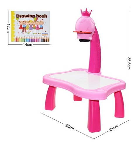Imagem 3 de 5 de Mesa Infantil Com Projetor De Desenhos