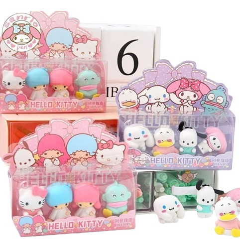 Juego Gomas Personajes Sanrio (8pzas.)