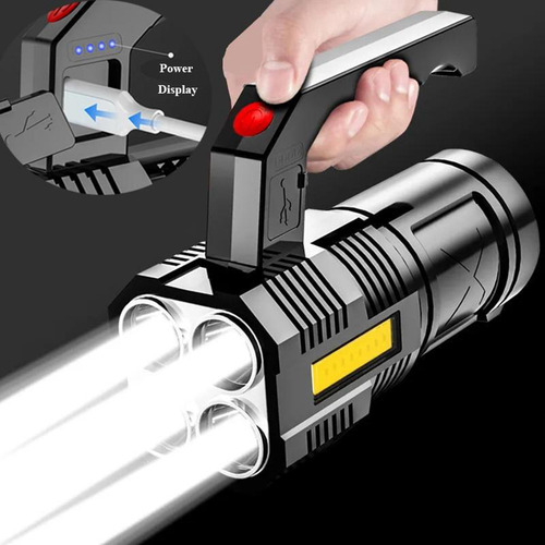 Nuevo Linternas Led Recargables De Luz Fuerte, Linterna
