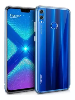Capa Capinha Tpu Ultra Fina Huawei Honor 8x Pelicula D Vidro