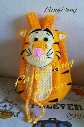 Patrones Mochilas Amigurumis Crochet X10(ingl.)+1 Reg.